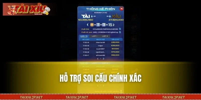 Hệ thống hỗ trợ soi cầu chính xác từng phiên cược