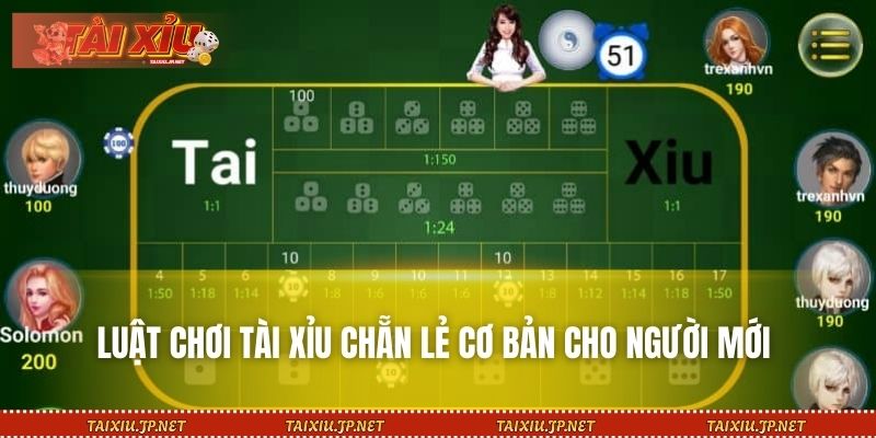 Luật chơi tài xỉu chẵn lẻ cơ bản cho người mới 